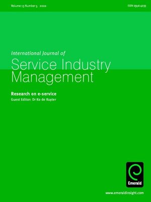 cover image of International Journal of Service Industry Management, Volume 13, Issue 5